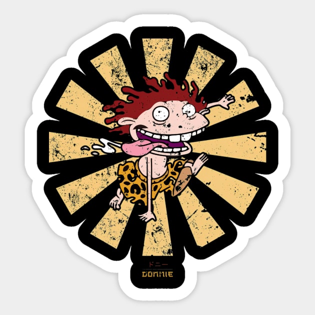 Donnie Retro Japanese Wild Thornberrys Sticker by custommagenta